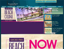 Tablet Screenshot of islandviewcasino.com